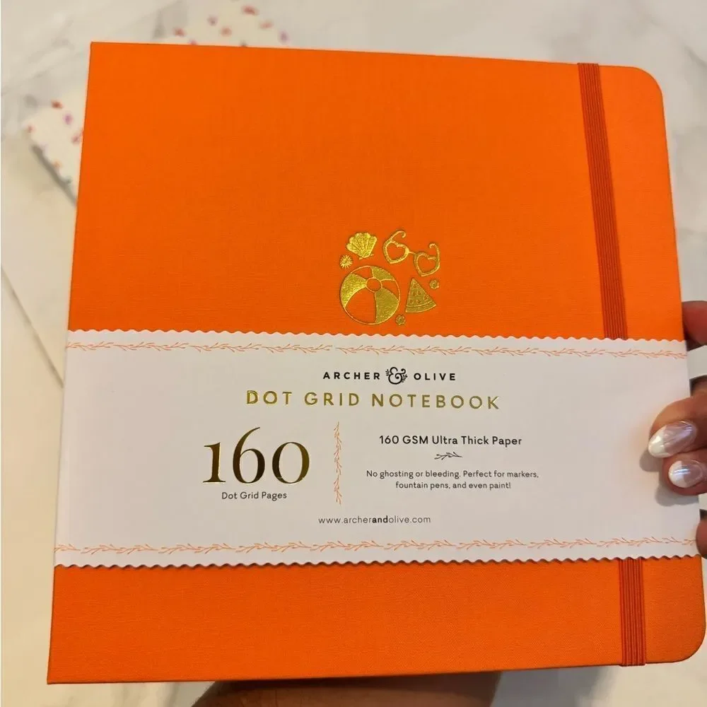 Archer and olive orange notebook #21